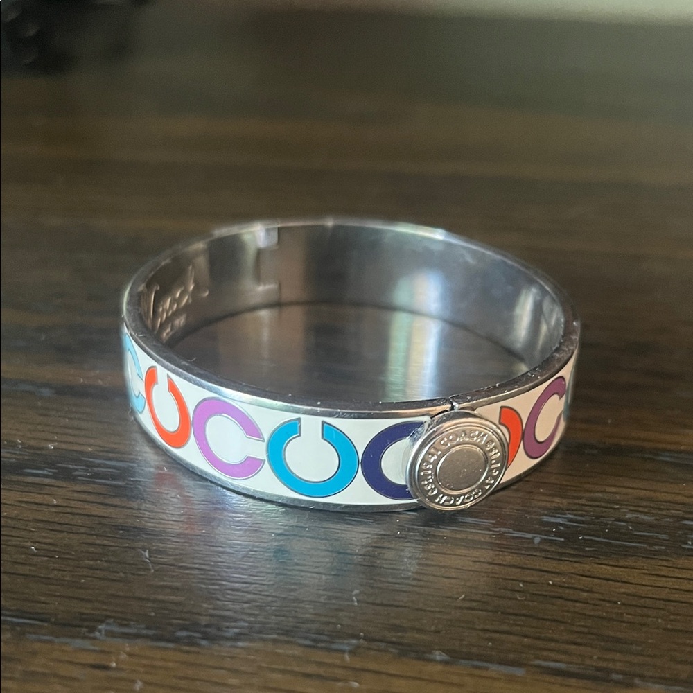 Coach Multicolor Enamel Bracelet